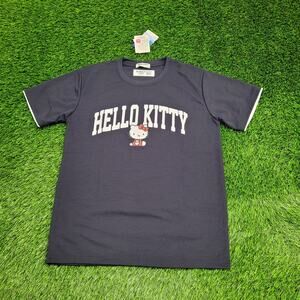 Hello-Kitty Shirt Womens XL 20x27 Navy-Blue Sanrio